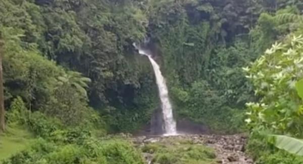 Air Terjun Curug Jedor yang indah di Guci Tegal