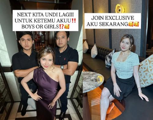 Dilan Janiyar Promosi Konten Berbayar Bersama 2 Pria