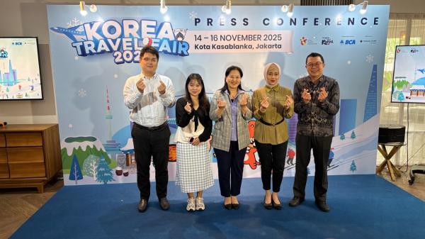 Korea Travel Fair 2025 di Jakarta. (Foto: Muhamad Fadli Ramadan)