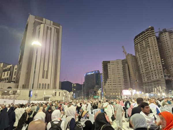 Suasana Mekkah di musim dingin. (Foto: Arie Dwi Satrio)