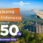 Liburan Hemat? Ada Diskon Tiket Pesawat s.d Rp250.000!