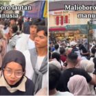 Viral! Malioboro Jogja 'Lautan Manusia' Saat Liburan Tiba