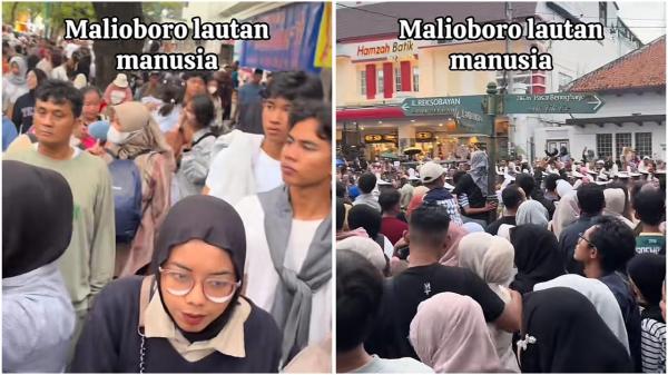 Viral! Malioboro Jogja 'Lautan Manusia' Saat Liburan Tiba