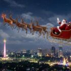Viral Santa Claus Melintas di Langit Jakarta, Ini Faktanya!