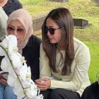 Tangis Haru Tamara Tyasmara Rayakan Ultah Dante di Makam