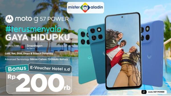 Resolusi Liburan 2026: Moto g57 POWER, Partner Petualangan Anda!