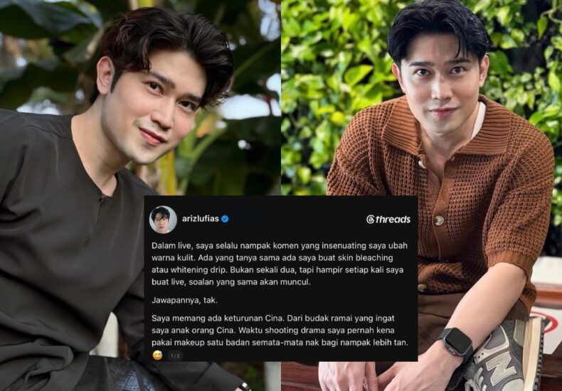 ariz lufias - ilustrasi berita Ariz Lufias Nafi Dakwaan Skin Bleaching: Tegaskan Warna Kulit Warisan Keturunan