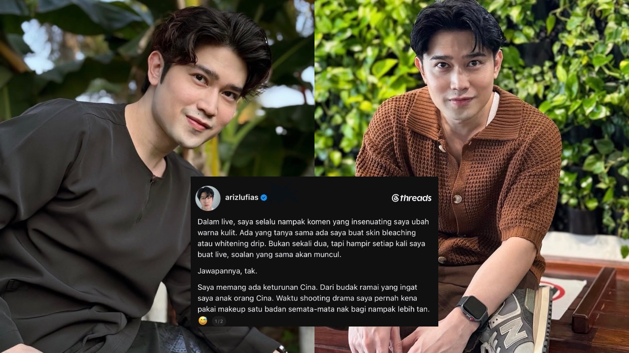 ariz lufias Ariz Lufias Nafi Dakwaan Skin Bleaching: Tegaskan Warna Kulit… ariz lufias - ilustrasi berita Ariz Lufias Nafi Dakwaan Skin Bleaching: Tegaskan Warna Kulit Warisan Keturunan